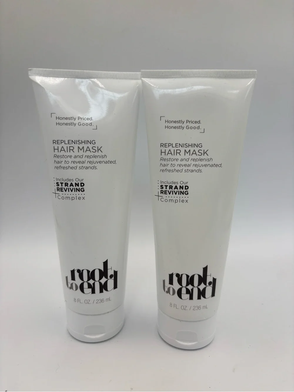 2-PACK Root To End Replenishing Hair Mask 8oz each SEALED/NEW